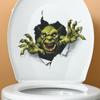 Halloween Green Monster Bathroom Toilet Toilet with Home Decor Decals