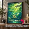 Personalized Bulbasaur Diamond Art Custom Name 5D Diamond Painting Full Drill DIY Craft