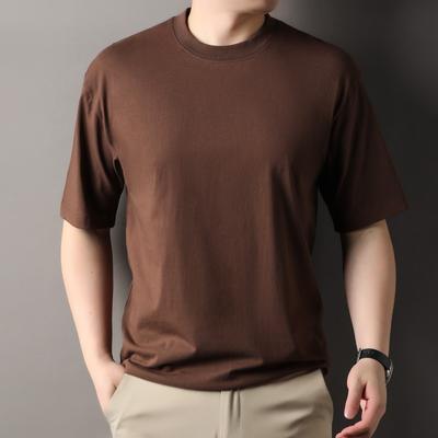 Men's Short-sleeved T-shirt Premium Cotton Casual Versatile Bottoming Shirt