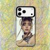 L-LISA LALISA Alter Ego Phone Case For iPhone 17,16,15,14,13,12,X,8,Pro,Max,Plus,SE4,Air,Mini HD Black IMD Matte