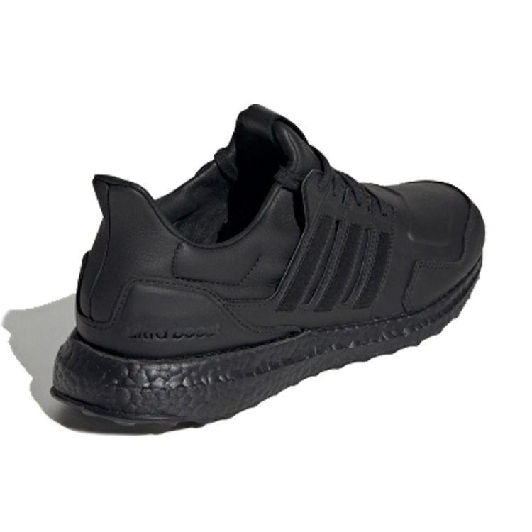 adidas Mens UltraBoost Leather Core Black Unisex Sneakers EF0901