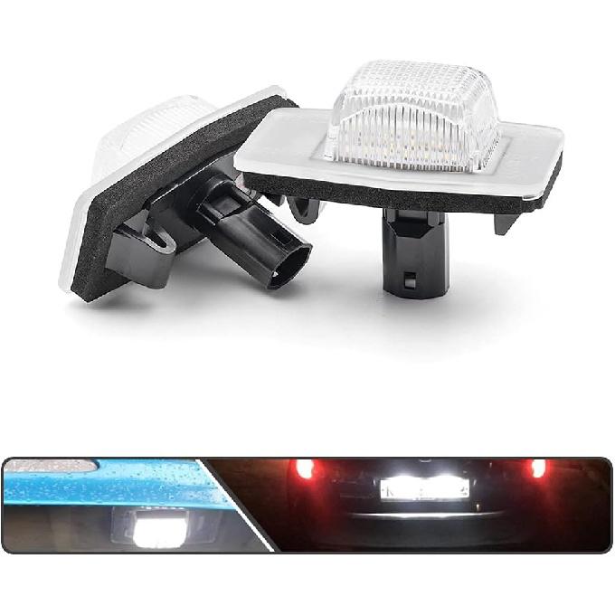 2Pcs LED License Plate Lights Number Lamp for Maz'da Miata MX-5 1999-2005/Protege 99-03/Protege5 02-03 Powered by High Power SMD Xenon White LED