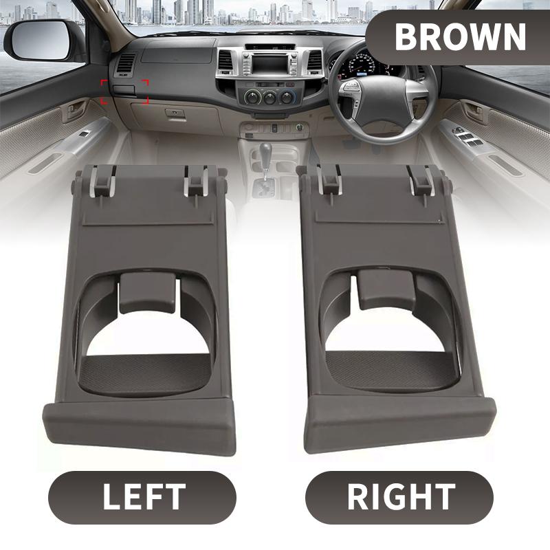 Car Cup Holder Support For Toyota Hilux Vigo SR Pickup Fortuner 2004 ~2015 55604-0K010 556040K010 Black /Brown Cup Bracket