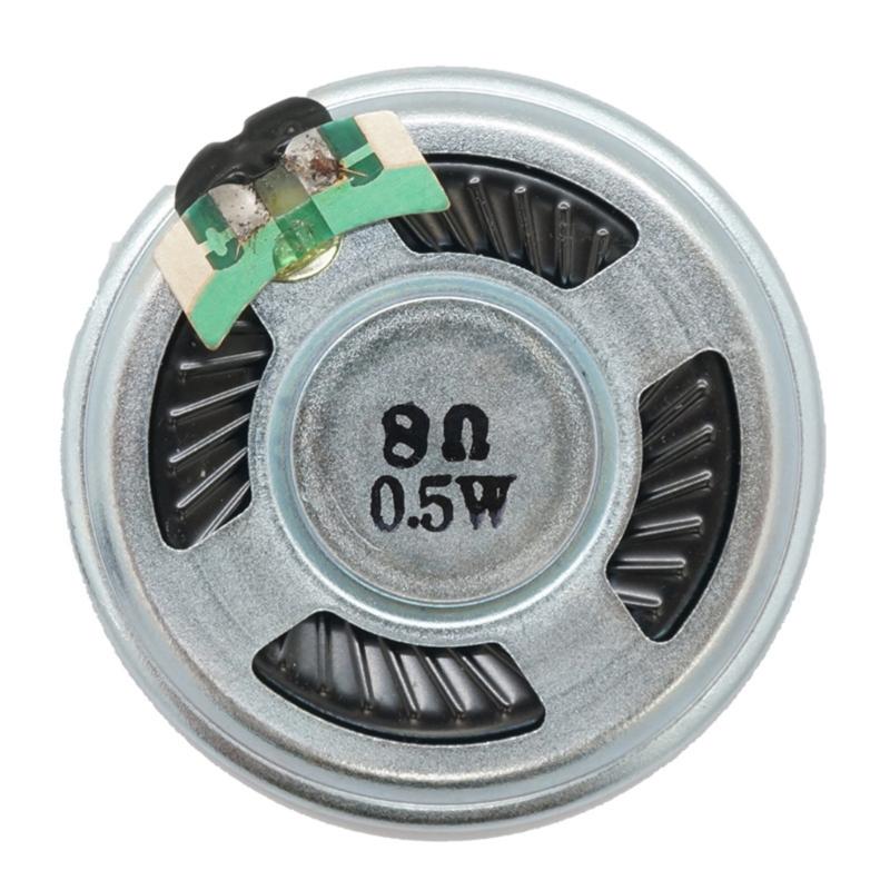 Small 4CM Diameter 8Ohm 0.5W Speaker Metal Construction Perfectly For Space Saving Auditory Projects