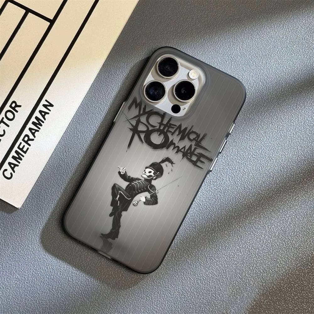 My Chemical Romance For Iphone 17 16 15 14 Plus 13 12 11 Pro Max Pro Luxury Stripe Phone Cases