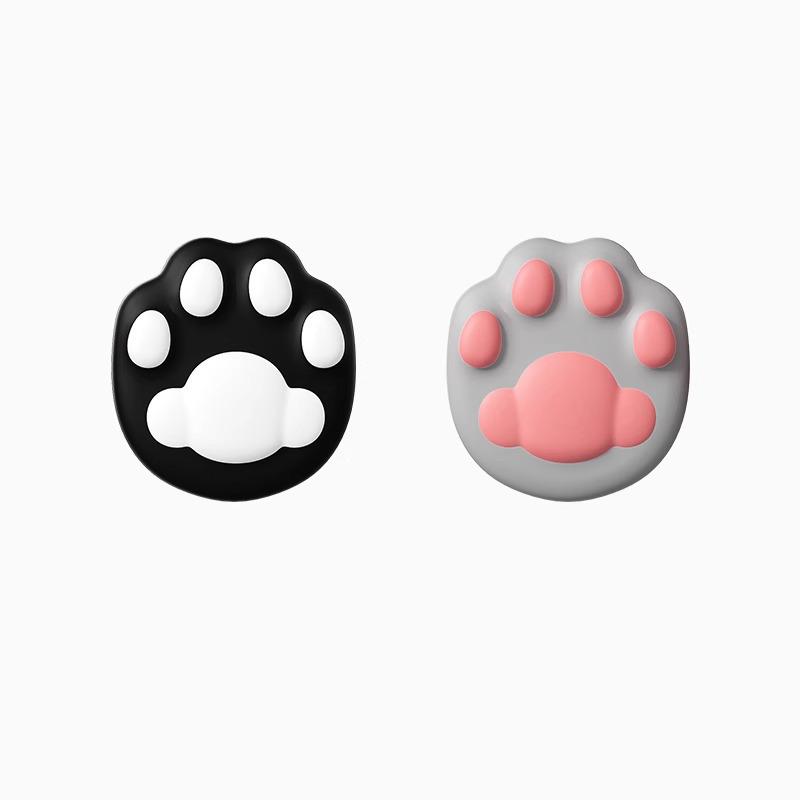 Cute Cat Paw Silicone Door Stopper and Wall Protector Sticker