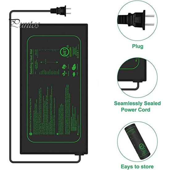 Plants Germination Heating Mat Energy-saving Fast Heating Waterproof Soft Easy To Clean Flame Retardant Heating Mat