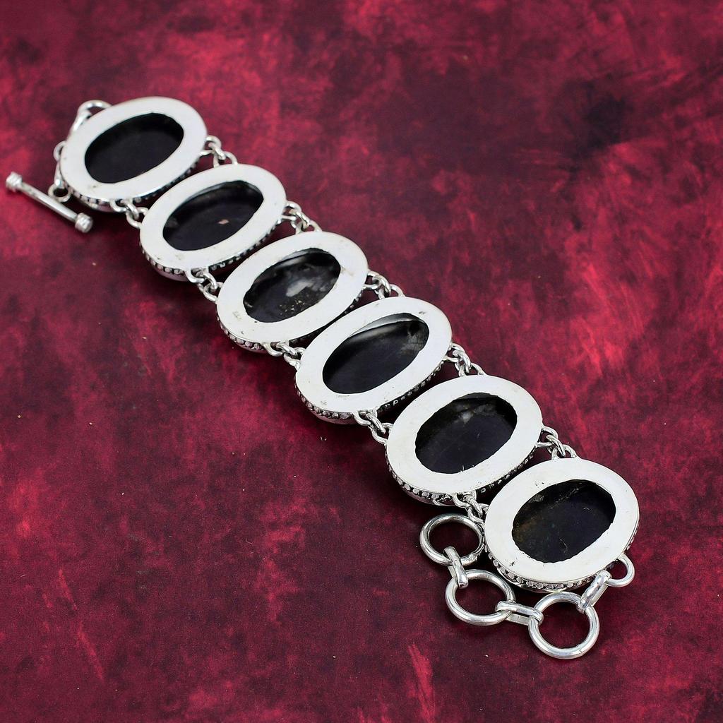 Sugilite Bracelet, 925 Solid Sterling Silver Gemstone Jewelry, Handmade Bracelet For Mother Day