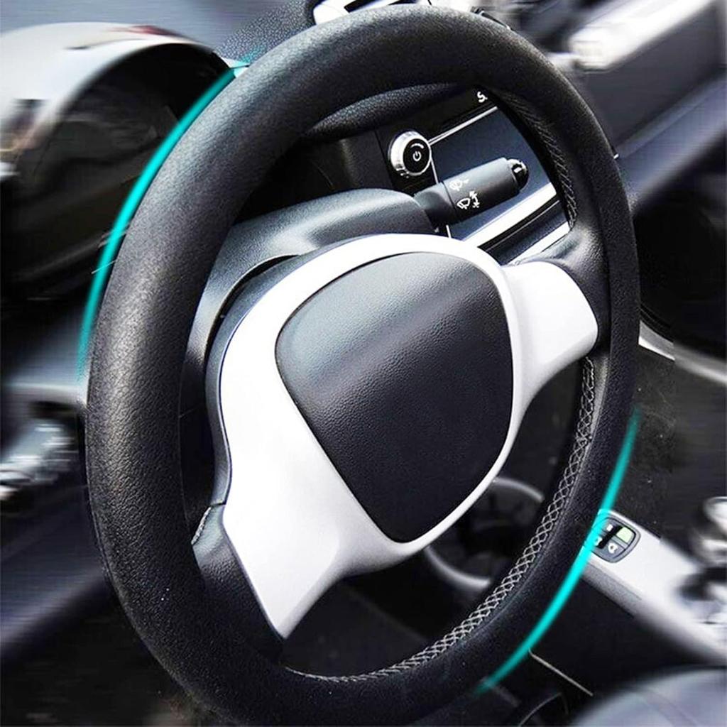 AUTOXBERT Silicone Steering Wheel Cover Breathable Non-Slip Car Steering Wheel Protector Car Accessory Decoration Universal Fits Most Cars, SUVs,