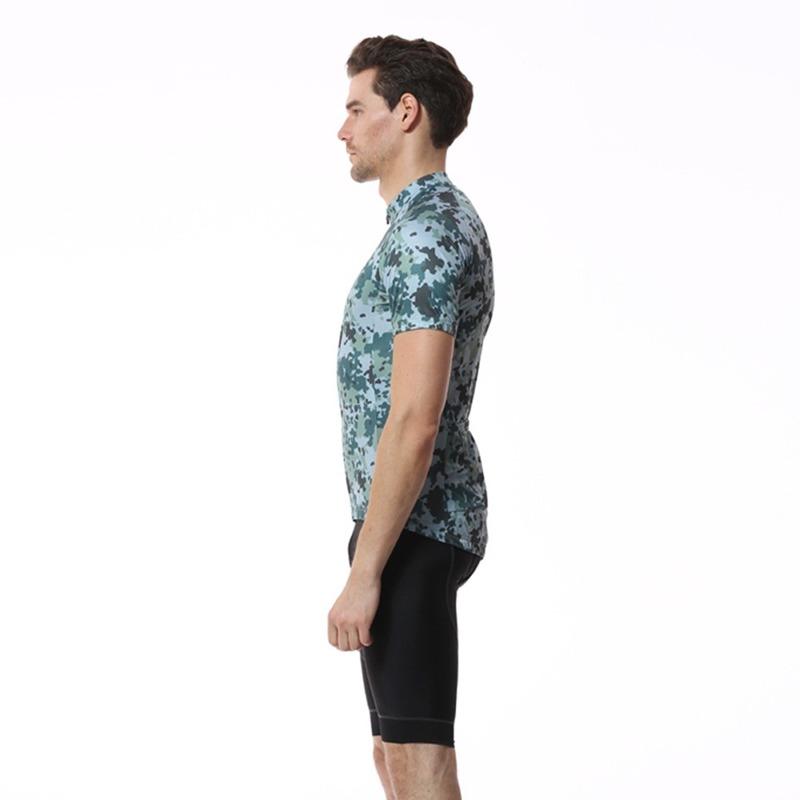 Set di abbigliamento da ciclismo per bicicletta a maniche corte estivo da uomo Maglie sportive Tute Abbigliamento da bicicletta Completo da corsa Collant da ciclismo