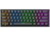 BAJEAL K101 Wired 61-Key Blue Axis Portable Luminous Mechanical Gaming Keyboard