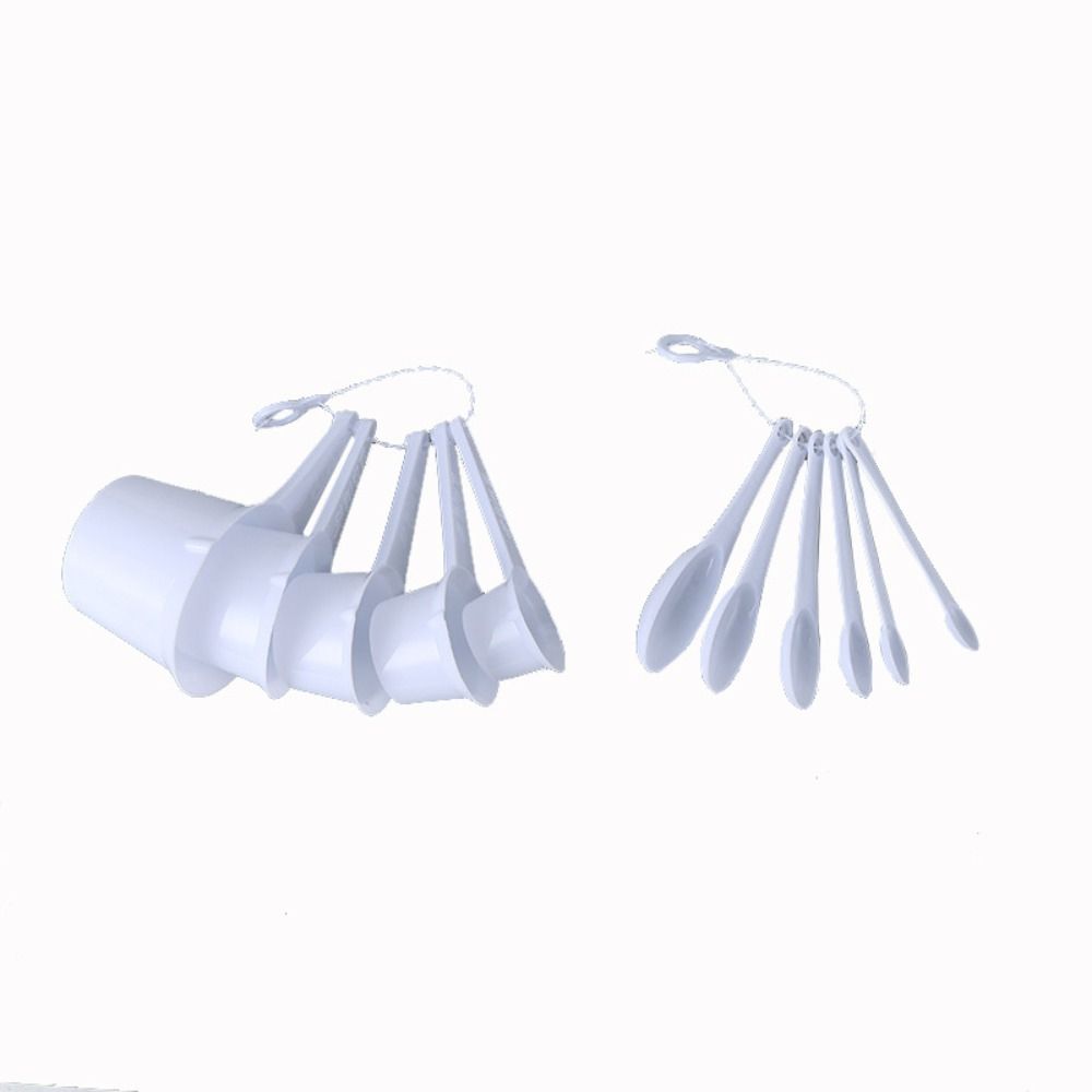 11Pcs Set of Plastic Measuring Spoons with Graduated Measuring Spoons Teaspoons Seasoning Spoons Household Baking Tools