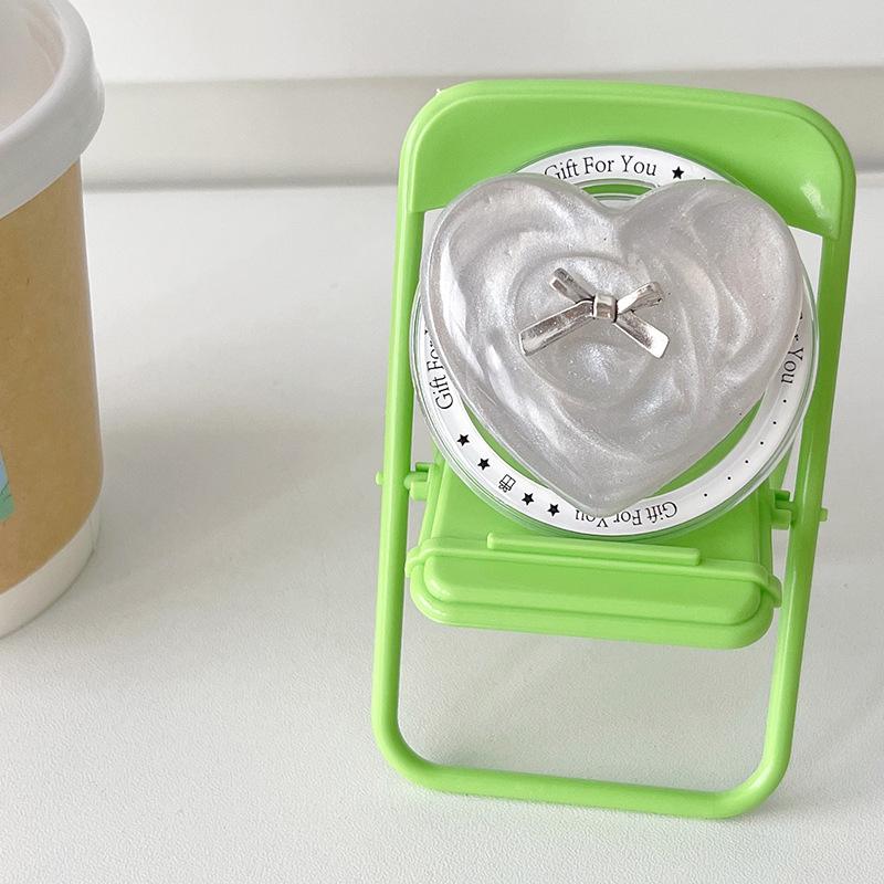 Bow Tie Solid Color Love Mobile Phone Airbag Bracket Magnetic Suction Magsafe Simple Retractable Disassembly Wind Girl