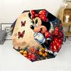 A Fully Automatic Umbrella Featuring Minnie Mouse, Authorized by Disney, Suitable for All Occasions As a Sun And Rain Umbrella
