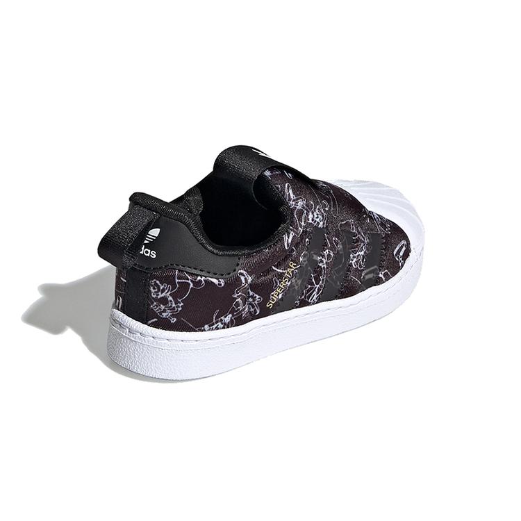 Adidas Originals SUPERSTAR 360 Anti kick Low top Baby & Toddler Shoes Black Infant And Toddler FW1989