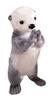 Otter Animal Plush Toy Body Pillow Sea Dog Toy Cute Toy Interior Ornament Gift (Brown)