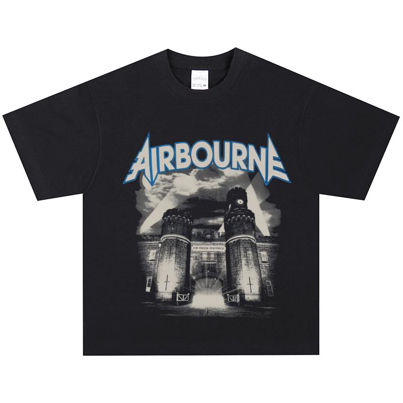 Airbourne T-Shirt, Soft Fabric Casual Daily Wear XXXXL