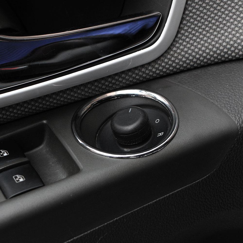 Car Side Rearview Mirror Adjust Knob Panel Ring Circle Sticker for Chevrolet Cruze Hatchback Sedan 2009 - 2014 ABS Accessories