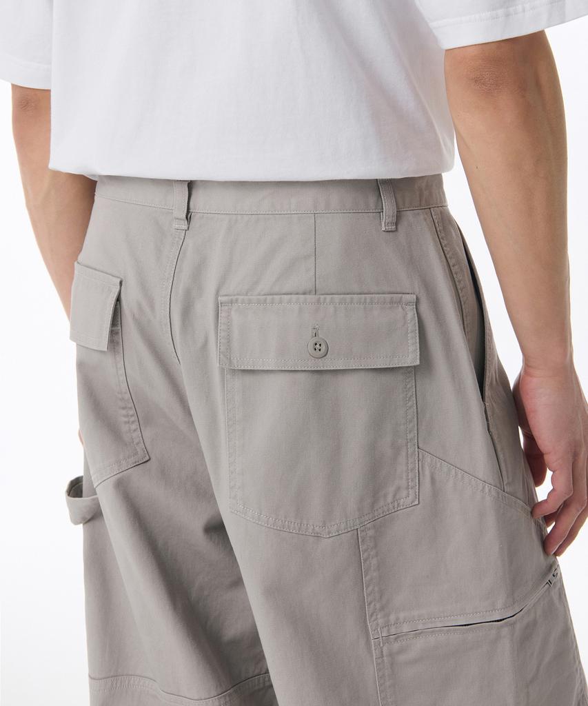 MUSINSA STANDARD Multi-Pocket Carpenter Pants [Light Warm Grey]