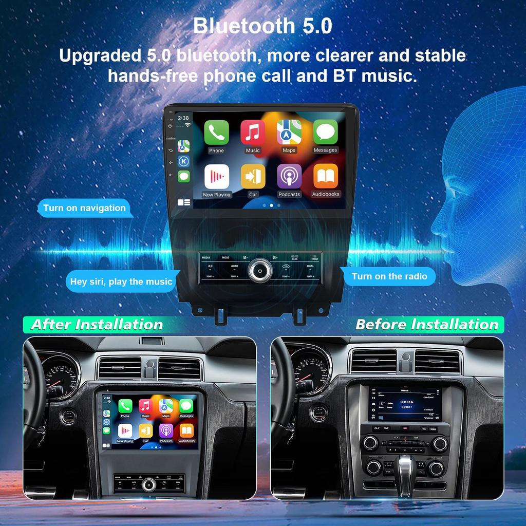 10-14 Ford Mustang 10" Android Multimedia Navigation System
