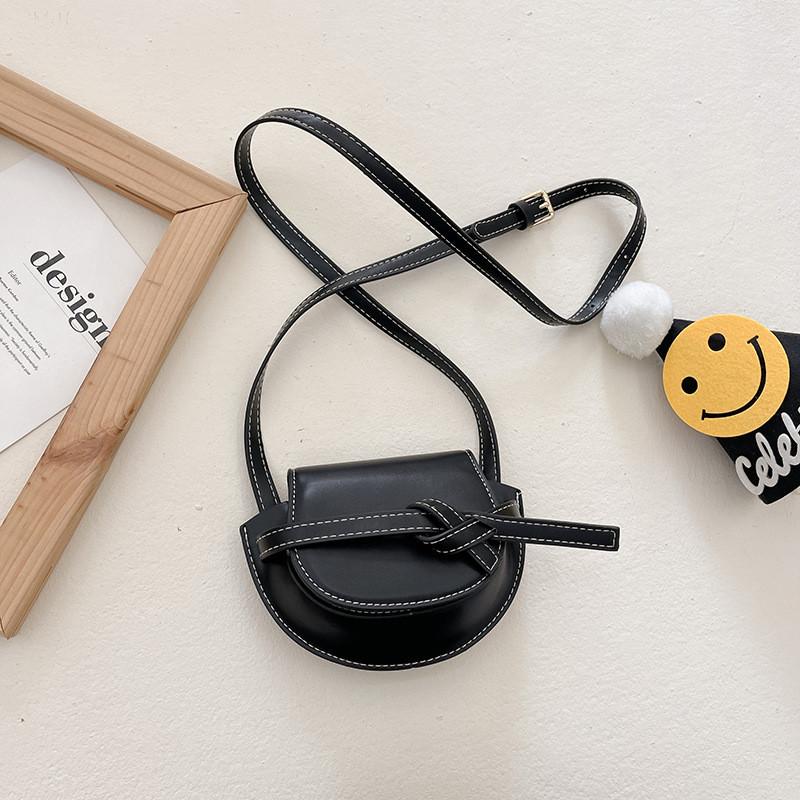Stylish Korean Style Pu Crossbody Bag For Kids Cute Fashionable Toddler Accessory