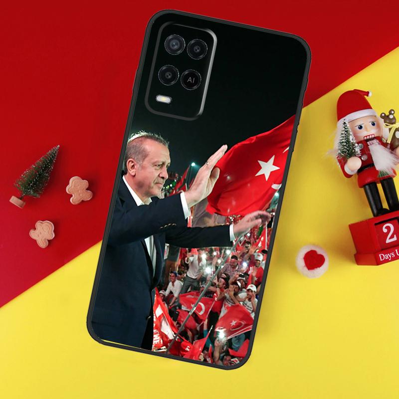 

President Turkey Recep Tayyip Erdogan For OPPO A38 A58 A78 A98 A54 A74 A94 A16 A76 A96 A5 A9 A52 A72 A79 A53S A15 A17 A57 Case OPPO A79 5G