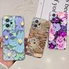 RMX3521 For Realme 9 4G Phone Case Back Cover Couple Love Heart Pattern Camera Protection Bumper For Realme9 Soft Silicone Etui