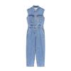 TAOP&ZA Women's Sleeveless Commuting Denim Jumpsuit