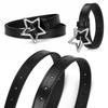 Hot Selling New Pentagram Alloy Buckle Women's Belt Niche Minimalist Style Multifunctional Full Hole Dress Jeans Belt Trend