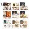 Cute Animal Collection 24 Days Christmas Advent Calendar with 2D Acrylic Dog/Cat/Cow/Duck/Flamingo Tree Hanging Decor Ornaments, Decorations