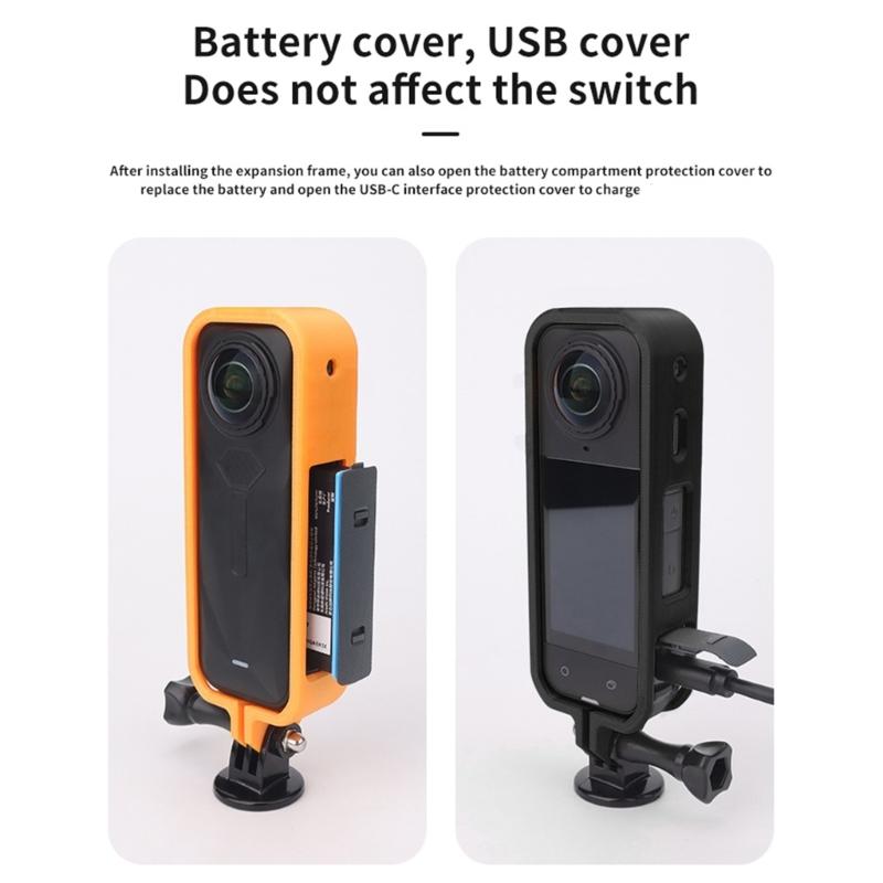 Expansion Frame Protective Case For X5 Plastic Rabbit Cage Horizontal Vertical Frame Bracket Camera Accessories