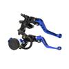 Universeller 7/8" 22mm CNC Aluminium Bremskupplungshebel Hydraulischer Hauptbremszylinder für 250cc-500cc Dirt Pit Bike Motorradteile
