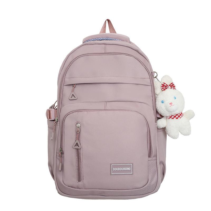 Large Capacity Lightweight Nylon Backpack For Girls High School College Students Ins School Bag
