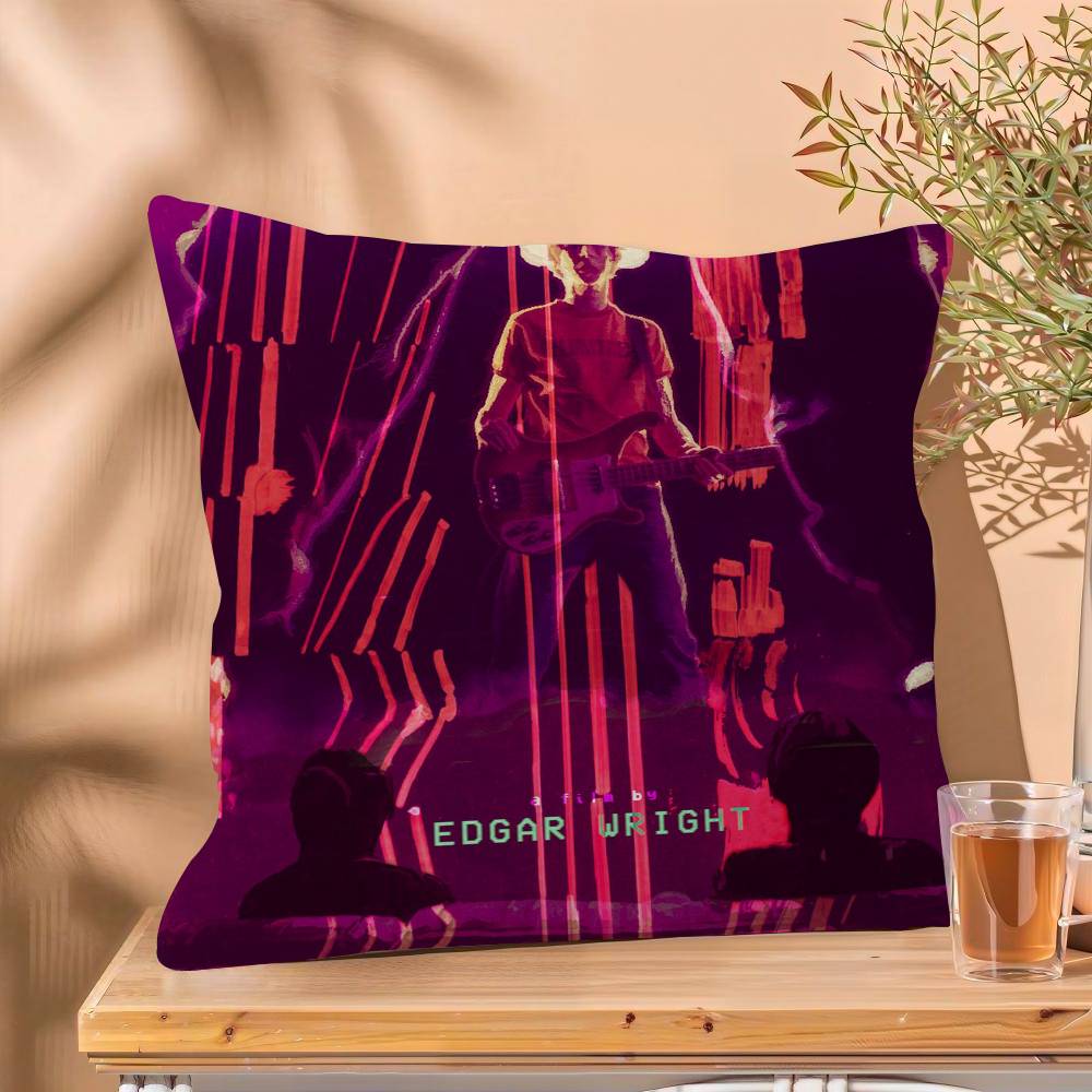 Vintage Movie Scott Pilgrim VS The World Pillow Covers Sofa Decorative Home Doublesided Printing Short Plush Cute Cushion Cover
