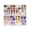 Women Girls Self-Adhesive Waterproof Full Cover Fresh Style Foot Decorations Toe Nail Stickers Manicure Decals