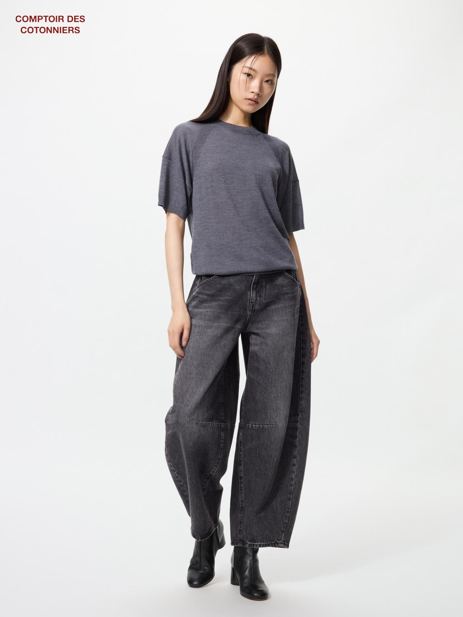 

Джинсы-бочки Uniqlo Japan 08 DARK GRAY/S