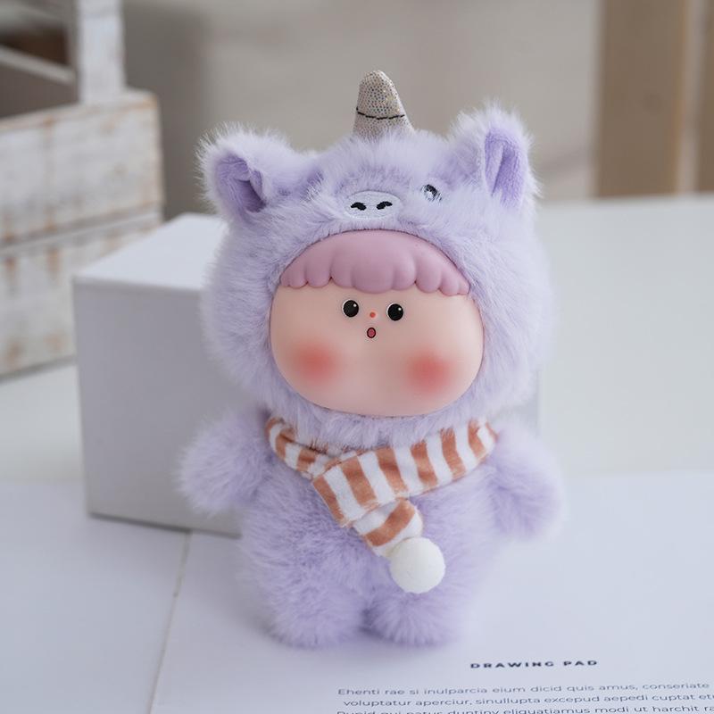 Latest Cute Cartoon Animal Fruit Cub Lilith Plush Doll Keychain Backpack Hangings Ornaments Gifts