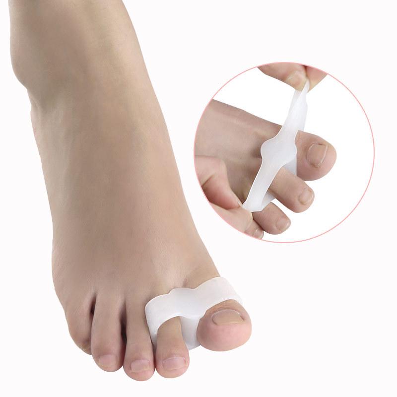 Double Ring Toe Separator: Day & Night Bunion Corrector for Overlapping Toes