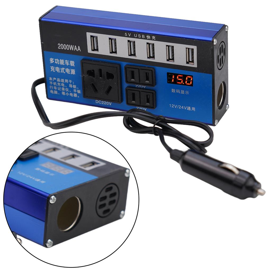 1pcs Car Inverter Car Inverter Car Converter Power Inverter DC12V/24V To DC110V/220V Car Spare Parts High Quality