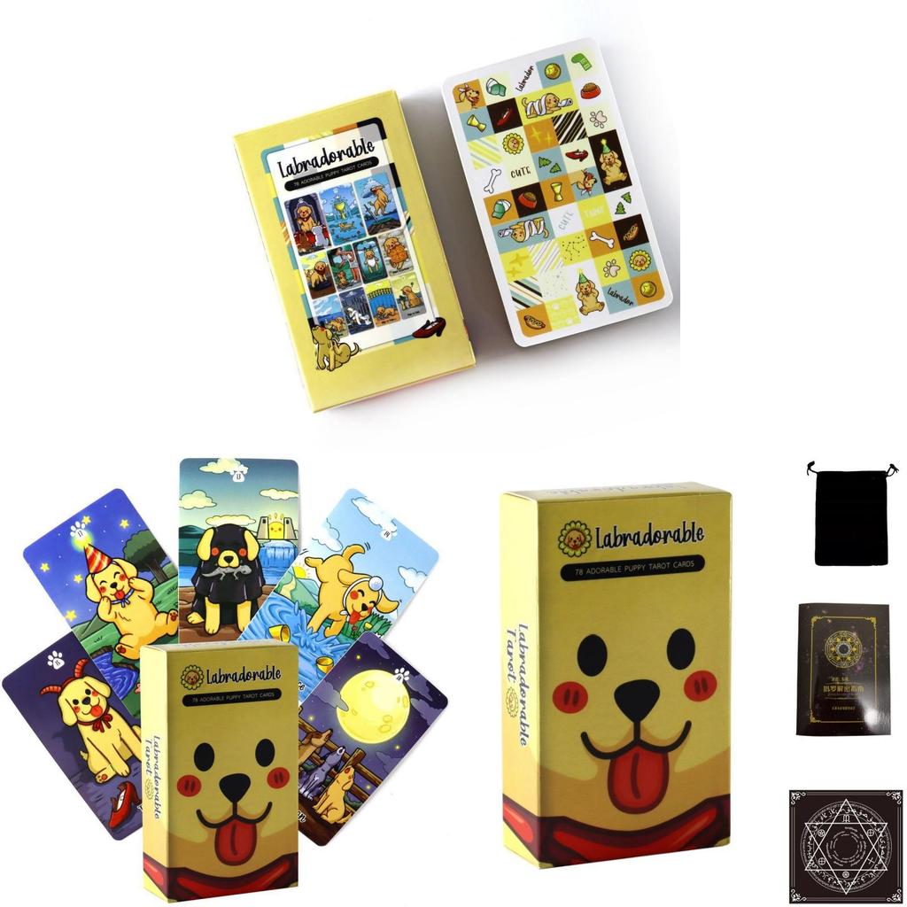 Labradorable Tarot Dog Card Game With Indoor Play And Cognitive Training For Teens