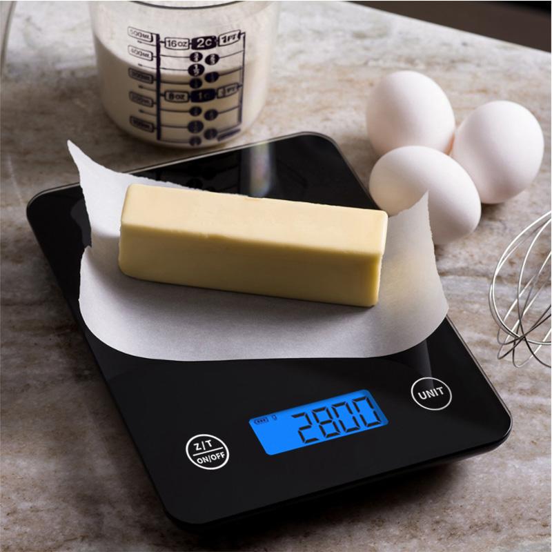 Low Price Multifunction 5Kg 11Lb Weight Electronic Weighing Kitchen Food Digital Scale чёрный