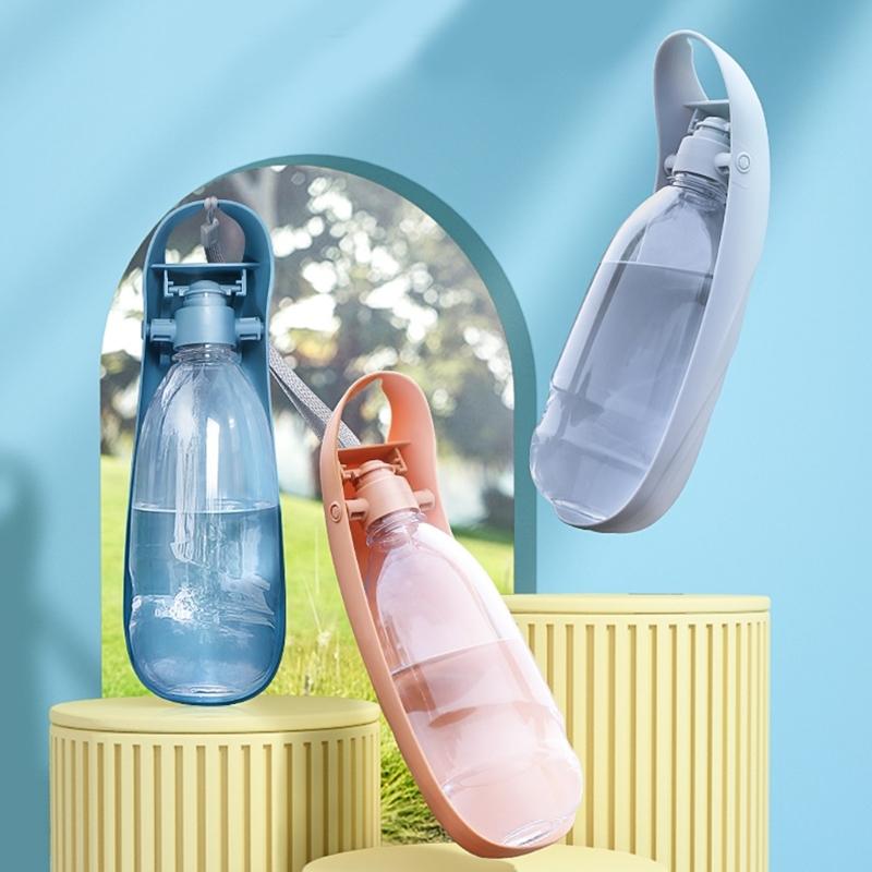 Foldable Dog Water Dispenser Pet Drinking Bottle Outdoor Travel Water Bottle Large Capacity Dog Hiking Camping Water Cup