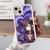 Game GI Mona Thicken TPU Mobile Phone Case for iPhone 17 16 15 14 13 12 11 Air Pro Max Plus Colorful Cover