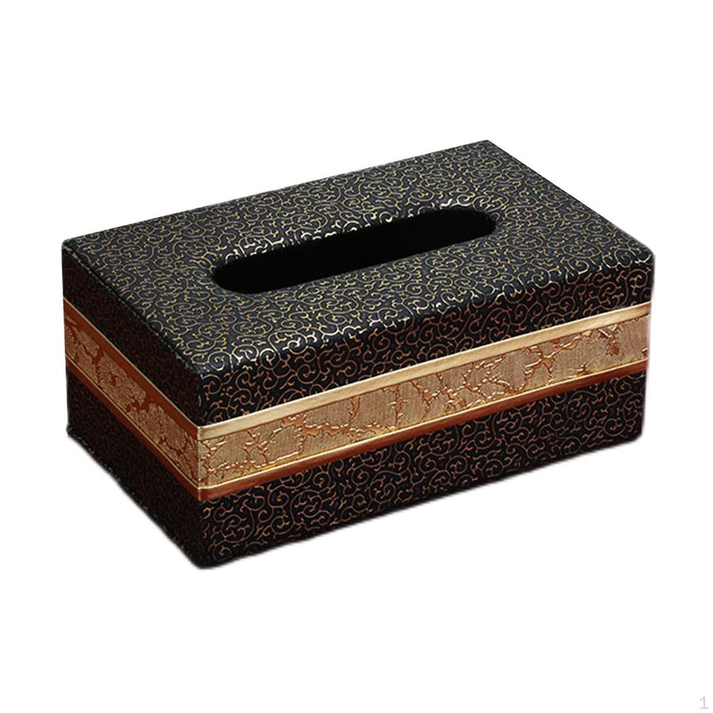 Modern PU Tissue Box Holder Orgnizer Rectngulr