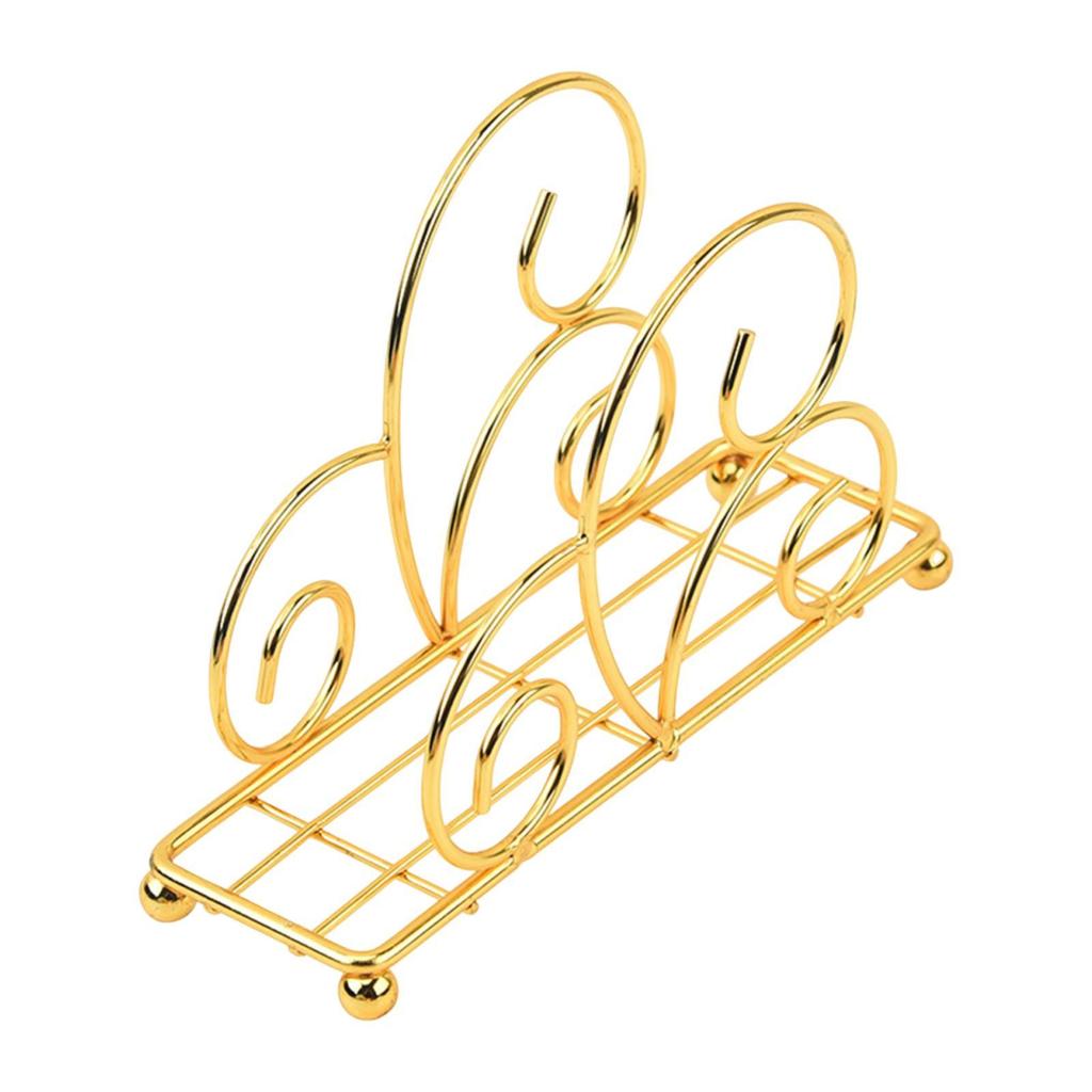 Stojící držák na ubrousky Stojan na ručníky Kovový Domácí dekor Pevný držák na papírové utěrky Dávkovač ubrousků pro jídelnu Restauraci