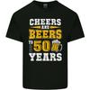 50th Birthday 50 Year Old Funny Alcohol Unisexs Light Cotton TShirt