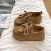 Scarpe pigre Doudou nuove scarpe autunnali a calzino scarpe casual retrò piattaforma rialzata Birkenstocks moda