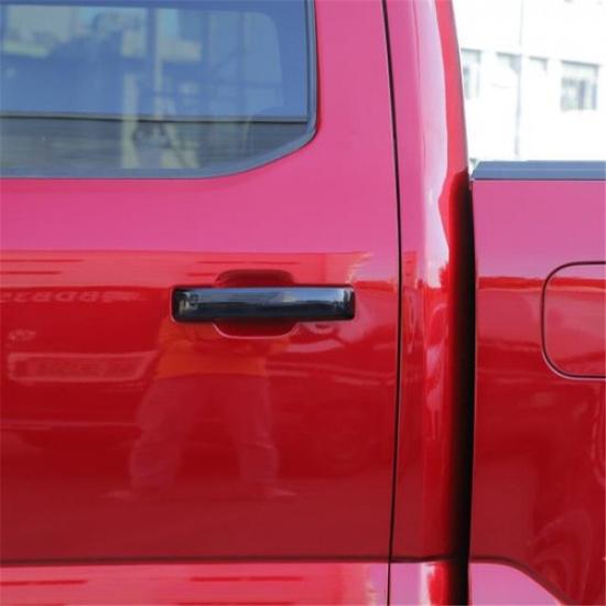 Glossy Black 4PCS Exterior Door Handle Cover Trim For Ford F-150 F150 2021 2022