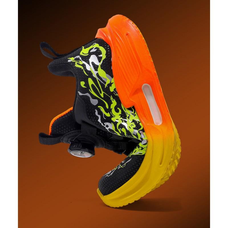 Boys Running Shoes Kids Outdoor Sport Sneakers Waterproof Breathable Lightweight With Rotary Buckle