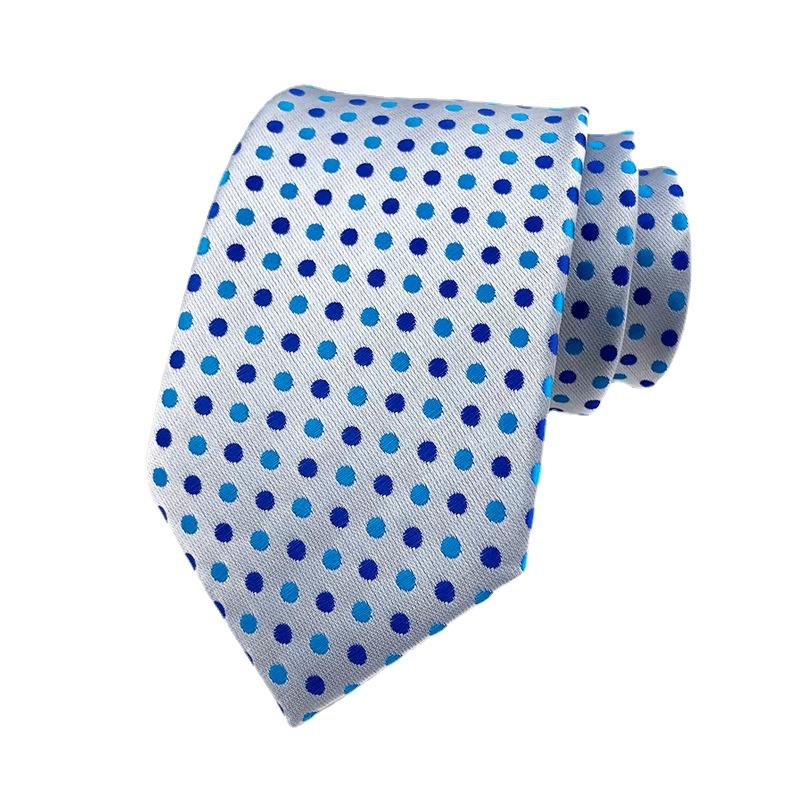 3.15" Fashion Wave Dot PaisleyTies Cravată pentru bărbați Circle Dot pentru nuntă